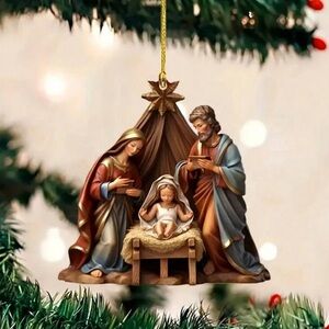 Birth of Jesus Hanging Ornament